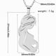 thumbnail image 3 of Fiudx Collar de Corazón, Regal Romántico para Padres E Hijos, Colgante de Acero Inoxidable Hipoalergénico, Especial para El Día de La Madre, Ideal para Cumpleaños y Aniversarios, Accesorio de Moda pa, 3 of 7