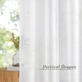 thumbnail image 4 of Sheer Curtains es Long with Eyelet Sheers Window Curtains Panels Privacy Light Filtering Voile Grommet Top Drapes for Living Room/Hotel Rideaux ( Wide ), 4 of 7