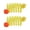 Yellow, variant on T-HOTLYST 2Pcs Interactive Colorful Plush Ball Spring Coils Cats Toy Encouraging Playfulness and Exploration for Energetics Kitten
