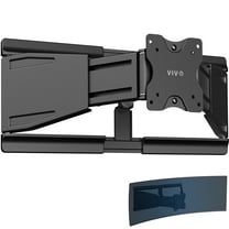 VIVO Low Profile Telescoping Ultrawide Monitor Wall Mount for Up to 49" Screens