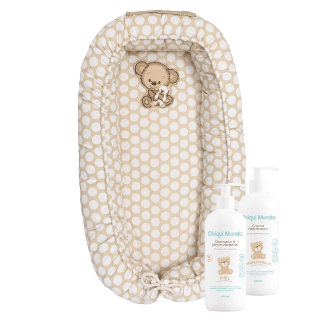 Set Regalo Nido Teddy + Shampoo & Crema Hidratante