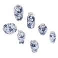 thumbnail image 4 of Minijarrón de porcelana Jadeshay para casa de muñecas 1:12 Juego de jarrones, 4 of 14