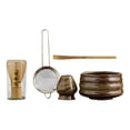 thumbnail image 2 of 5x Matcha Set Matcha Utensils Kit Accesorios de té hecho a mano Tazón de cerámica Tradicional para sala de té amantes de los regalos, 2 of 8