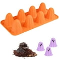 thumbnail image 2 of MOPOOR Bat Silicone Molds 10 Cavity Halloween Mold Set for Fall Chocolate Candy Soap Wax Melts Jello Cake Pop Apple Cider Baking Tray Thanksgiving 3D Food Grade Treats, 2 of 5