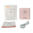 thumbnail image 2 of TFixol Pink Q2 57mm Thermal Printer with 300dpi Resolution, Bluetooth Connectivity, Compatible with Android & iOS, Built-in Battery, Includes 57x30mm White Thermal Paper Roll, 2 of 6