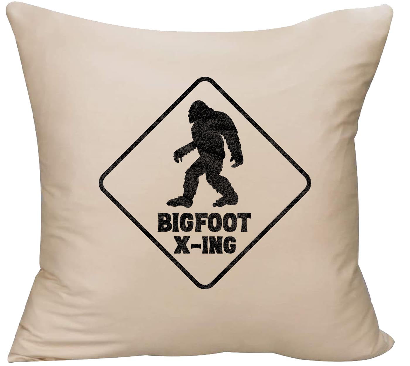 Bigfoot Gray Pillow Case Sasquatch CASE ONLY