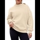 thumbnail image 1 of Sudaderas de Gran Tamaño para Mujer, Jersey de Cuello Alto, Sudaderas con Capucha de Larga, Tops, Conjuntos de Moda de Otoño, Ropa. Albaricoque M, 1 of 8