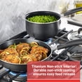 thumbnail image 3 of T-fal Signature - Juego de utensilios de cocina antiadherentes aptos para lavavajillas, 12 piezas, color negro, 3 of 5