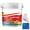 Blue A, variant on Self-Leveling Epoxy Flooring, Epoxy Colored Sand Floor Paint for Garage, Basement & Concrete Floors, Waterproof Colored Coating with Marble Texture Finish, Decorative Resin Floor Paint,White