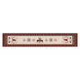 thumbnail image 1 of pdqouc Bobasndm Christmas Table Runner with Black Red Plaid Border and Christmas Trees Pattern Thick and Christmas Table Runner for Christmas Dining Table Decorations 72 X 12.9 inch, 1 of 7