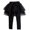 Black, variant on StylesILove Toddler Girl Soft Tutu Cotton Legging Pants (90/3T, Pink)