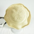 thumbnail image 4 of Women Floppy Beach Hat Summer Bucket Hat Pocketable Sun Hats Wide Brim Straw Hat, 4 of 8