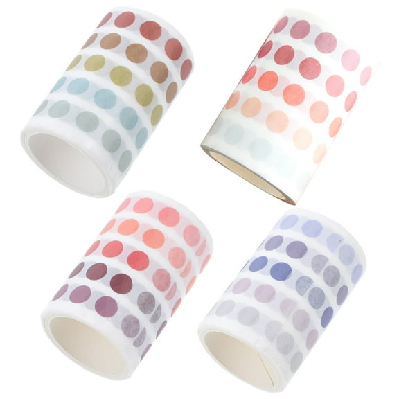 Dot Stickers Scrapbook Tapes Tape Washi Decorative Diary Sticker Design Diy Scrapbooking Planner Masking Embellishment