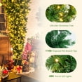 thumbnail image 4 of Gymax 7.5FT Pre-Lit Snowy Inverted Christmas Tree Artificial Tree w/ 400 LED Lights, 4 of 10