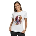 thumbnail image 2 of Brittany Spaniel Portrait Watercolor Vintage Retro Styles Shirt T-shirt Unisex Merch Brittany Dog Lover Gifts Idea - 00001, 2 of 6