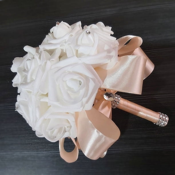 Ramo de novia europeo y americano de 18 cm, simulación de boda, accesorios de estudio, flores
