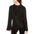 thumbnail image 2 of INC Womens French Terry Embellished Hoodie Black L, 2 of 3