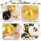 thumbnail image 4 of Kit de guirnaldas de globos RUBFAC negro y dorado 130 piezas, 4 of 7
