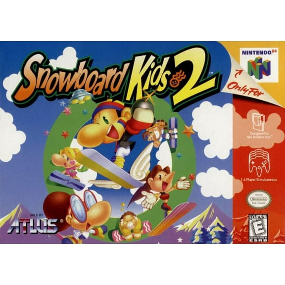N64 Game Snowboard Kids 2 Games Cartridge Card for 64 N64 Console US Version