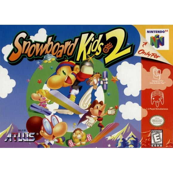 N64 Game Snowboard Kids 2 Games Cartridge Card for 64 N64 Console US Version