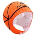 thumbnail image 3 of Sombrero de fiesta para cosplay, gorra decorativa con forma de baloncesto, gorro novedoso, sombrero divertido para fiesta., 3 of 4