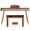 Brown, variant on MUSTAR 88-Key Portable Digital Piano Electric Semi Weighted Dual Keyboards with Piano Bench,USB/MIDI,Bluetooth,Triple Pedal,4 Legged Stands(Brown)