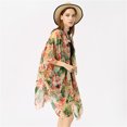 thumbnail image 2 of Cárdigan tipo kimono de playa de para mujer, cubierta, espalda abierta, Crochet, , playa, Kimono, Cardigan, estampado Floral, de Suelto Magideal Cárdigan tipo kimono de playa, 2 of 6