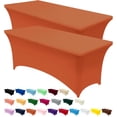 thumbnail image 1 of Mantel Utopia Kitchen Spandex, paquete de 2 unidades, 6 pies, naranja, 1 of 9