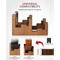thumbnail image 2 of Soporte para Guitarras STRICH de Madera L-2AW para 2 Guitarras Acústicas, 2 of 7