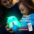 thumbnail image 3 of LumiPets Nursery Nightlight: Owl-Shaped Nightlight - Rechargeable with Bluetooth, 3 of 9