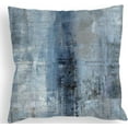 thumbnail image 5 of Blue Throw Pillow Covers 20x20 Set of 4 Decorative Cushion Cover Grey Abstract Art Painting Pillowcase for Sofa Bedroom Living Room Décor, 5 of 5