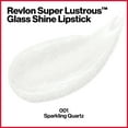 thumbnail image 3 of Revlon Super Lustrous Glass Shine Lipstick, Moisturizing Lipstick with Aloe, 001 Sparkling Quartz, 0.15 oz, 3 of 7