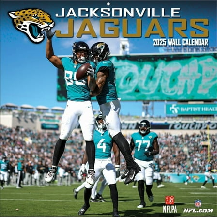 Jacksonville Jaguars 2025 12x12 Team Wall Calendar, (Paperback)