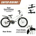 thumbnail image 6 of Glerc 20 inch Kids Bike for Child 7-13 Year Old Boys & Girls with Headlight & Kickstand, White, 6 of 6