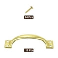 thumbnail image 3 of Uxcell 16Pcs 4 Inches Gate Handle with Screw for Closet Door Gold, 3 of 6
