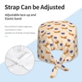 thumbnail image 4 of Kdxio Dachshund Pattern Turban Hat for Women Men Comfortable Adjustable Cleaning Working Cap with Sweatband, 4 of 8