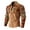 Khaki@GC@, variant on CONZONE Mens Western Cowboy Buttons Down Shirts Long Sleeve Tassel Shirts for Men Trendy Casual Graphic Lapel Soft Lightweight Tops