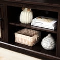 thumbnail image 4 of Espresso MDF TV Stand with 2 Storage Shelves | Acts as Entertainment Center and Console Table | Facilitates Cable Organization, 4 of 5