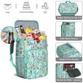 thumbnail image 5 of Travel Cooler Bag - Pioneer Flower Floral Print Pattern Camping Beer Cooler Backpack with Bottle Opener- Waterproof Insulated Picnic Backpacks - Cooler Bag for Beach, 5 of 6