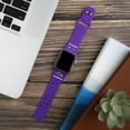 thumbnail image 3 of Purple Baltimore Ravens Silicone Apple Watch Band, 3 of 3