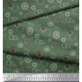 thumbnail image 2 of Soimoi Georgette Viscose Fabric Watches & Texture Print Sewing Fabric Yard 42 Inch Wide, 2 of 2