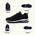 thumbnail image 5 of REABO Men's Tennis Running Shoes, Lightweight Arch Support Athletic Sneakers, 5 of 8