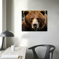 thumbnail image 3 of ONETECH Grizzly Brown Bear Forest Animal Poster Poster Decorative Painting Canvas Wall Art Living Room Posters Bedroom Painting, 3 of 4