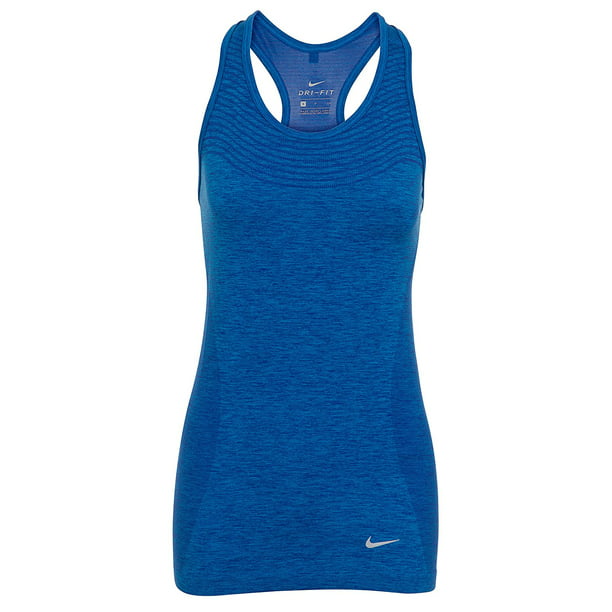 Nike - Nike Women's Dri-Fit Knit Running Tank Top-Deep Royal Blue ...