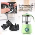 thumbnail image 5 of Rubber Coupling - Drive with Removal Tool - 5-piece coupling for mixer - Coupling 9704230 - For Kitchenaid Blender, 5 of 5