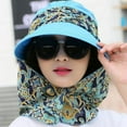 thumbnail image 1 of 1PC Femmes Foldable Anti-Uv Chapeau de Protection du Visage Chapeaux Large Gros Bord Été, 1 of 6
