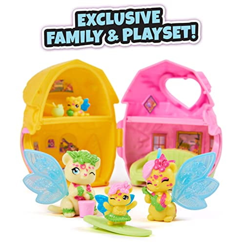 Hatchimals CollEGGtibles Rainbow Cation Family Hatchy Home