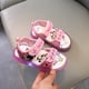 thumbnail image 1 of Disney Mickey mouse verano coreano elsa sandalias luces led zapatos luminosos rosa transpirable deportes niñas playa shoes29-Insole 17,6 CM Gao Jinjia LED, 1 of 2