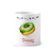thumbnail image 1 of Acuarela pintada a mano verde dona postre Taza de cepillo de dientes, 1 of 3