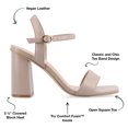 thumbnail image 4 of Journee Collection Womens Tivona Tru Comfort Foam Wide Width Mid Heel Ankle Strap Sandals, 4 of 7